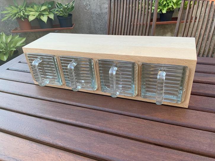 Voorraadkast, kruidenkast Poncet, Antiek en Kunst, Antiek | Glaswerk en Kristal, Ophalen of Verzenden