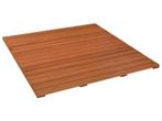 100x100x2,4 cm hardhouten terrastegel van 1 m², Ophalen, Overige typen, Nieuw, 10 m² of meer