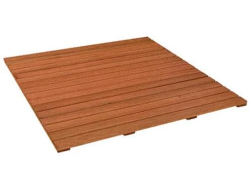 100x100x2,4 cm hardhouten terrastegel van 1 m², Tuin en Terras, Tegels en Klinkers, Nieuw, Overige typen, Hout, 10 m² of meer