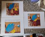 3 lithographies tintin, Enlèvement ou Envoi