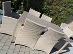 Tuinset met 6 stoelen bristol, Tuin en Terras, Tuinstoelen, Ophalen, Zo goed als nieuw