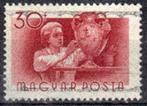 Hongarije 1955 - Yvert 1162 - Courante reeks - Beroepen (ST), Timbres & Monnaies, Timbres | Europe | Hongrie, Affranchi, Envoi