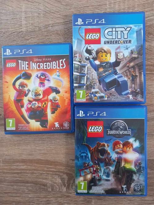 Lot de 3 jeux PS4 - LEGO / Aventure - Très bon état !, Games en Spelcomputers, Games | Sony PlayStation 4, Zo goed als nieuw, Avontuur en Actie