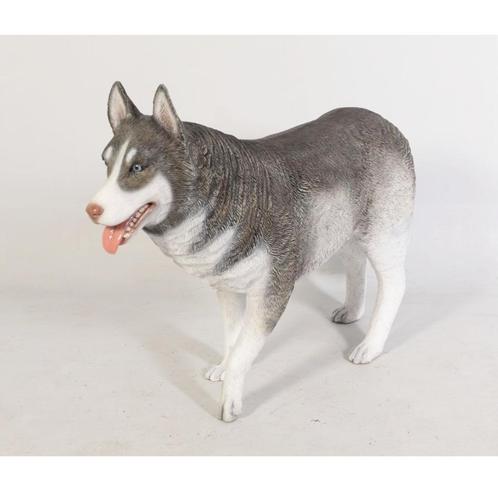 Siberian Husky beeld - Lengte 121 cm, Verzamelen, Dierenverzamelingen, Nieuw, Ophalen of Verzenden