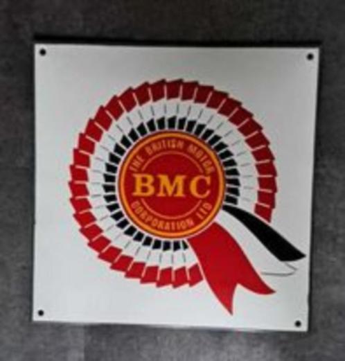BMC British motor corp emaillen dealer reclame garage borden, Verzamelen, Merken en Reclamevoorwerpen, Zo goed als nieuw, Reclamebord