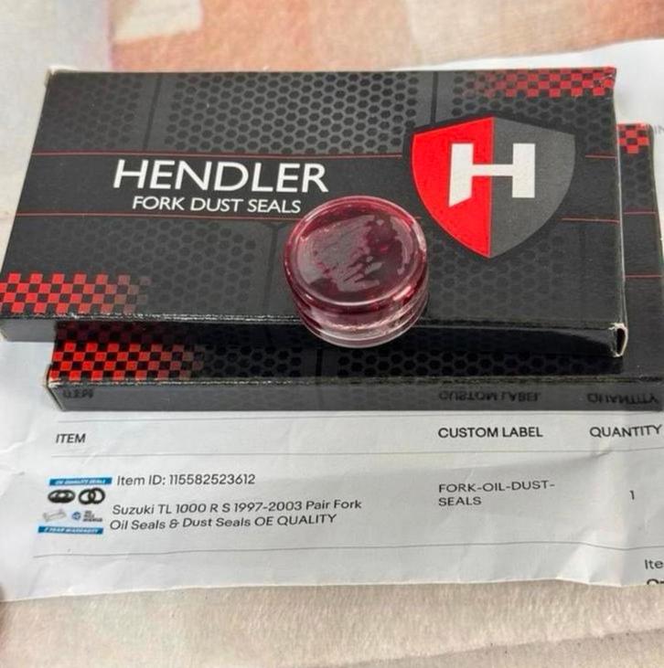 Joints de fourche avant Suzuki TL 1000 RS 1997-2003 joint, Motos, Pièces | Suzuki, Neuf, Enlèvement ou Envoi