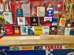 Lot2 oude lege oliekan yacco shell esso elf antar fina, Verzenden, Gebruikt, Overige typen