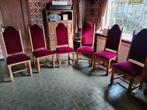 Rode stoffen stoelen (6 stuks), Ophalen