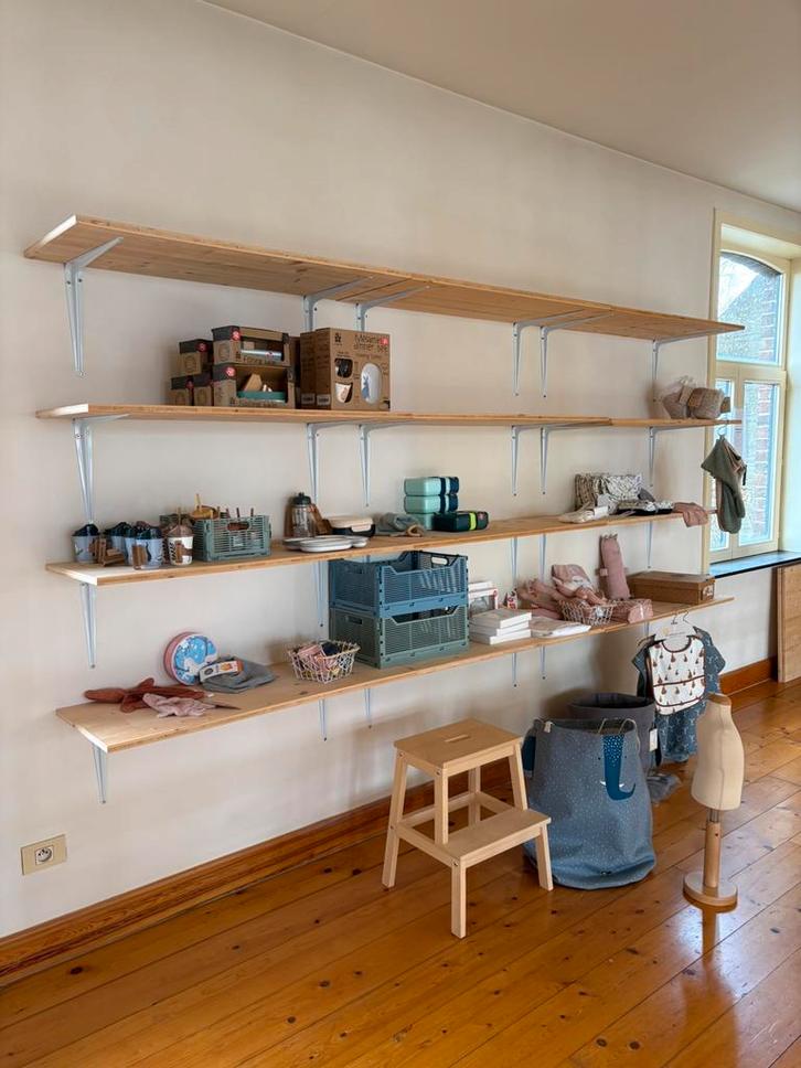 Houten planken - diverse afmetingen, Doe-het-zelf en Bouw, Hout en Planken, Gebruikt, Ophalen