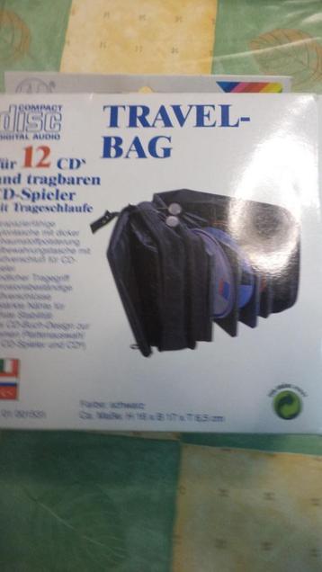 travel bag tasje voor 12 cd/dvd/nieuw 