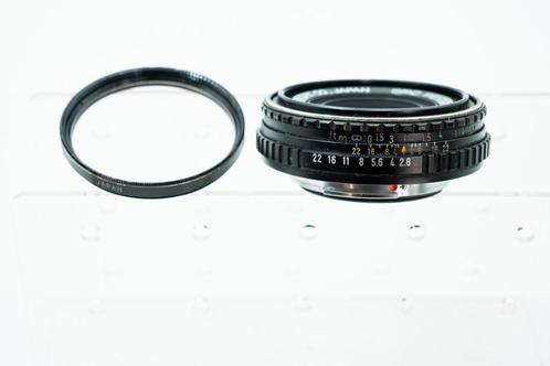 Pentax SMC Pentax-M 40mm f/2.8 - Pancake - K Mount + Filter, Audio, Tv en Foto, Fotocamera's Analoog, Gebruikt, Compact, Pentax