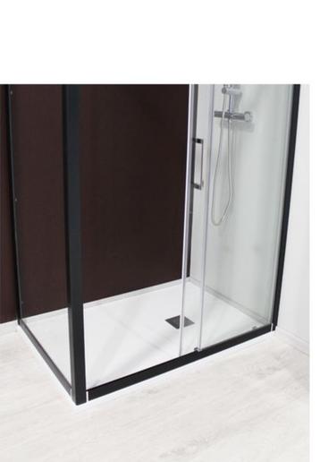 Nieuwe douchebak NOLA 120x80cm - wit en grijs beschikbaar voor biedingen