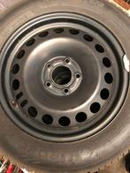 4 stalen velgen met winterbanden. 205-60-R16., Auto-onderdelen, Banden en Velgen, Ophalen, Winterbanden, Band(en)