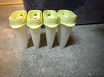 4 sucettes à glacer Tupperware, Enlèvement ou Envoi, Neuf, Jaune, Autres types