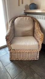 Rieten stoel, Huis en Inrichting, Stoelen, Ophalen, Zo goed als nieuw, Riet of Rotan