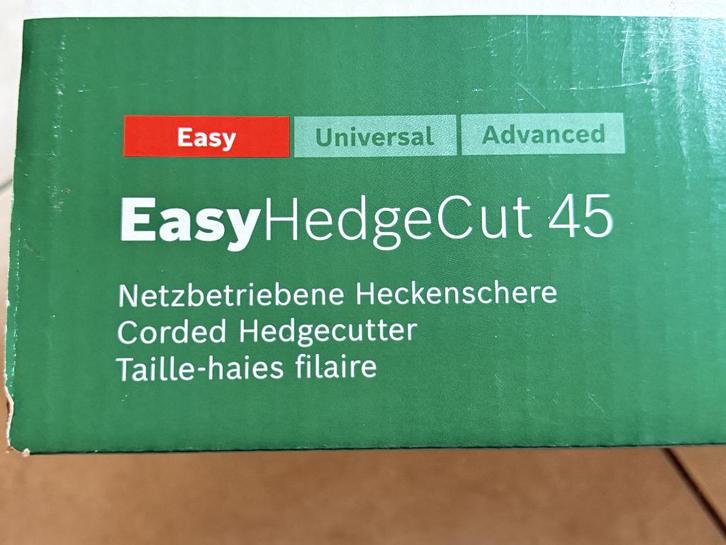 BOsch EasyHedge Cut 45, Jardin & Terrasse, Taille-haies, Neuf, Électrique, Enlèvement