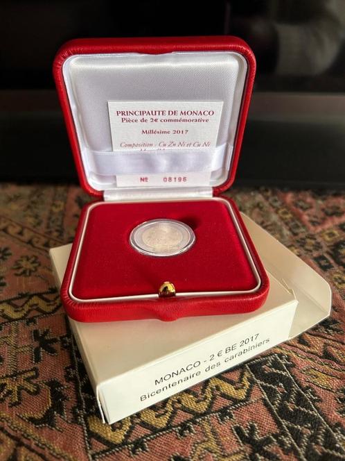 2€ Monaco 2017, Postzegels en Munten, Munten | Europa | Euromunten, Losse munt, 2 euro, Monaco, Ophalen of Verzenden