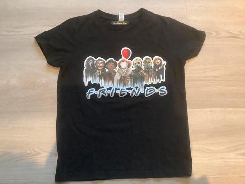 T-shirt Halloween horrorfilmpersonages, Kinderen en Baby's, Kinderkleding | Maat 134, Zo goed als nieuw, Jongen of Meisje, Shirt of Longsleeve