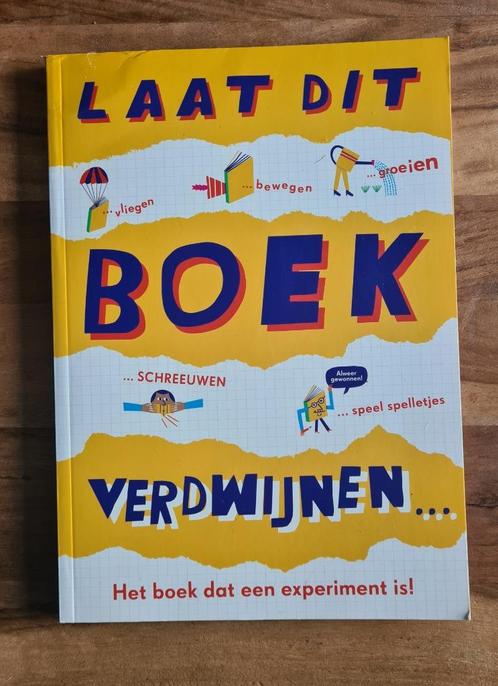 Laat dit boek verdwijnen, Boeken, Kinderboeken | Jeugd | 10 tot 12 jaar, Zo goed als nieuw, Non-fictie, Ophalen of Verzenden
