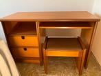 Gratis Vintage teak bureau, Ophalen, Gebruikt, Bureau