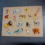 Houten inlegpuzzel - dieren, Ophalen, Gebruikt