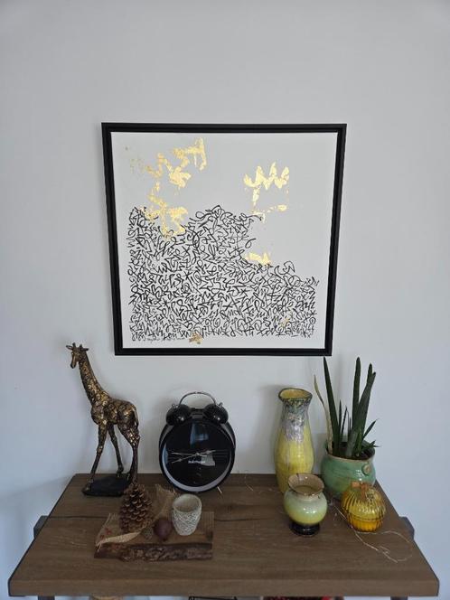 Origineel Werk Benjamin van Oost op Doek 64x64cm, Antiek en Kunst, Kunst | Schilderijen | Modern, Ophalen