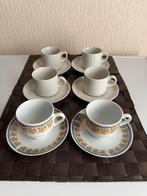 6 espresso tasjes met ondertussen, Huis en Inrichting, Keuken | Servies, Ophalen