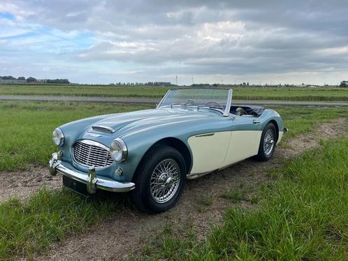 Austin Healey 100/6 1959, Auto's, Austin, Bedrijf, Te koop, Benzine, Cabriolet, 2 deurs, Handgeschakeld, Blauw, Blauw, Ophalen