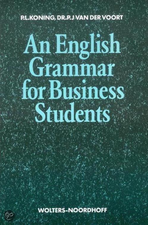 boek: An English grammar for business students, Livres, Livres d'étude & Cours, Utilisé, Enseignement supérieur professionnel