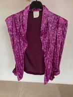 Fuchsia/paars Pailletten gilet Moment, Kleding | Dames, Maat 38/40 (M), Moment, Ophalen of Verzenden, Roze