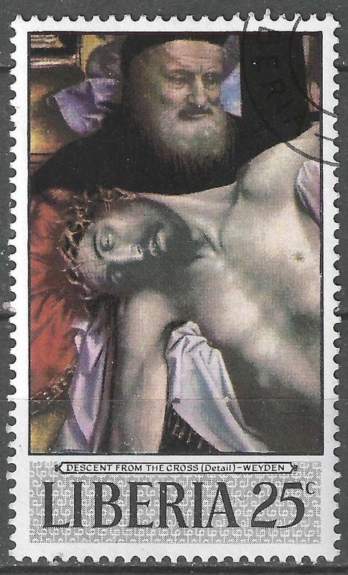 Liberia 1969 - Yvert 484 - Beroemde Kunstwerken (ST), Postzegels en Munten, Postzegels | Afrika, Gestempeld, Verzenden