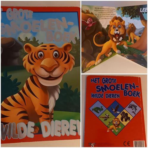 Het grote smoelenboek - Wilde dieren, Boeken, Kinderboeken | Baby's en Peuters, Ophalen of Verzenden