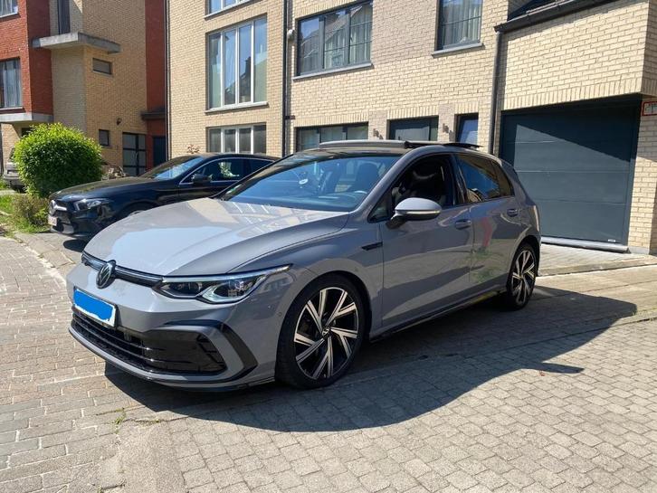 Vw gris nardo Golf 2.0 TDi 3x rline toit pano full   options, Auto's, Volkswagen, Bedrijf, Golf, Aangepast voor mindervaliden