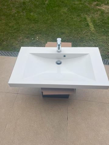 Lavabo met kraan (Desco + Nobili) 80 x 40, Enlèvement, Robinet