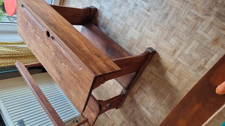 Vintage lessenaar/bureau, Antiek en Kunst, Curiosa en Brocante, Ophalen