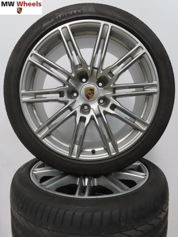Originele Porsche Cayenne GTS 21 inch velgen met zomerbanden beschikbaar voor biedingen