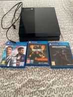 Ps4+3games (zonder controller), Games en Spelcomputers, Ophalen of Verzenden, Zo goed als nieuw, Zonder controller
