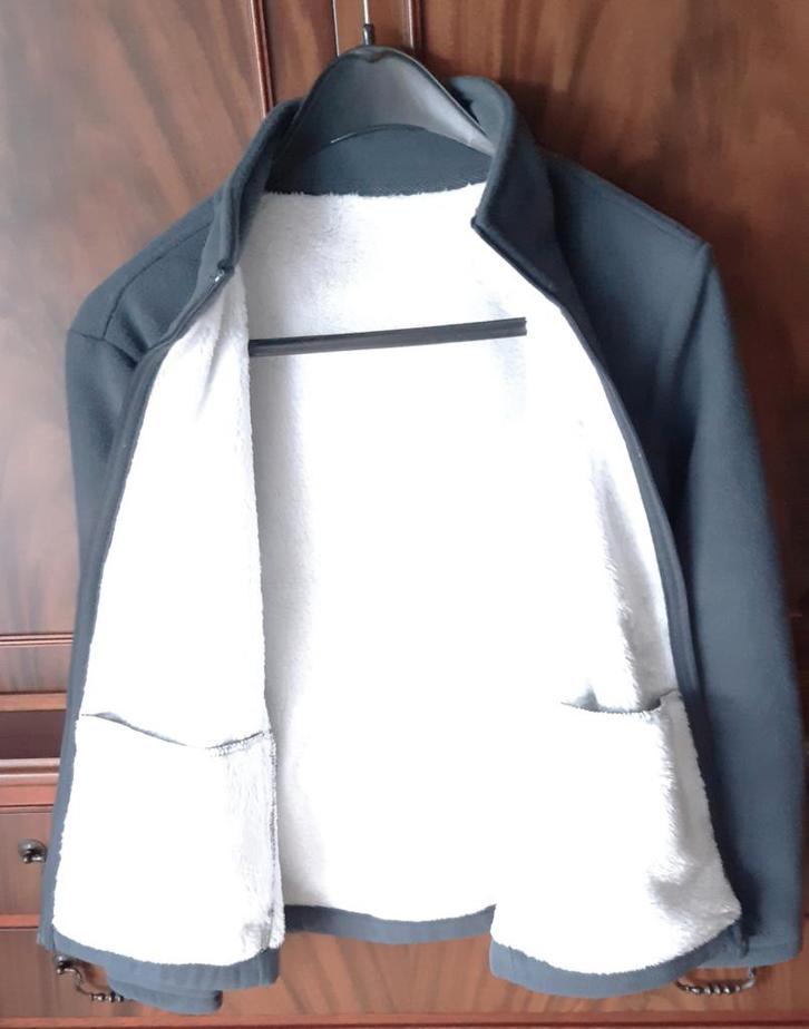 Warm fleecejack, Kleding | Dames, Jassen | Winter, Nieuw, Maat 38/40 (M), Wit, Ophalen of Verzenden