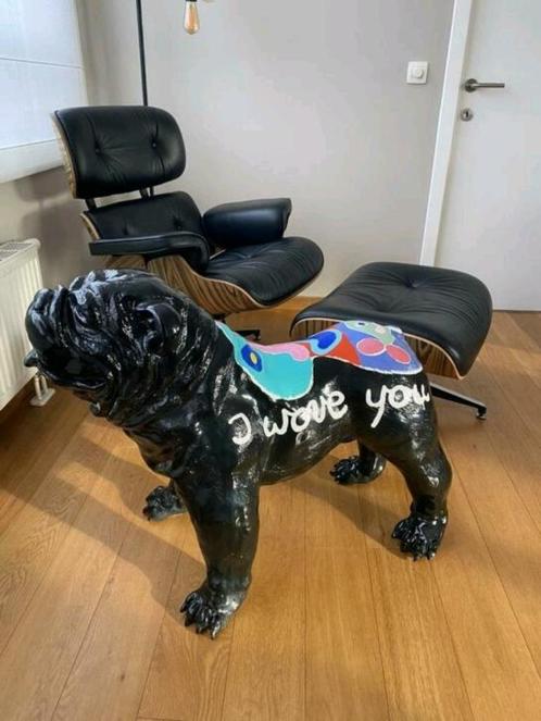 Grote bulldog van Hannes D'Haeze, Antiek en Kunst, Kunst | Designobjecten, Ophalen of Verzenden