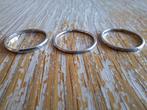 Fijne ringen, Bijoux, Sacs & Beauté, Bagues, 18 à 19, Comme neuf, Enlèvement, Argent