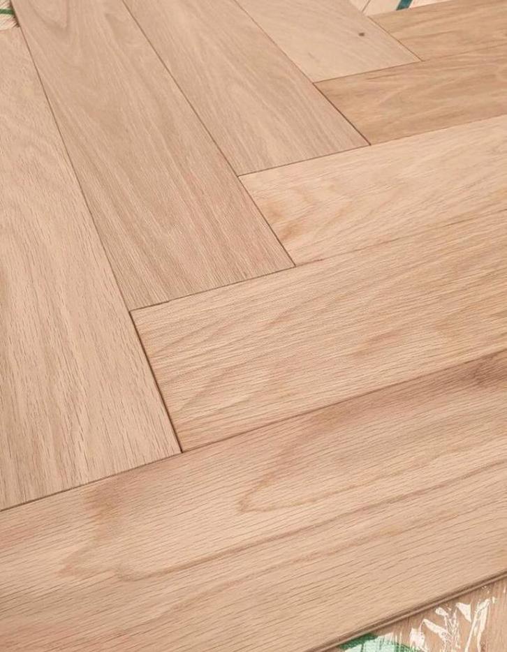 WEEKAANBIEDING EIKEN VISGRAAT VLOER PARKET KANT EN KLAAR, Tuin en Terras, Bloempotten, Nieuw, Ophalen of Verzenden