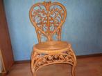 Rotan stoel vintage, Huis en Inrichting, Stoelen, Ophalen, Riet of Rotan