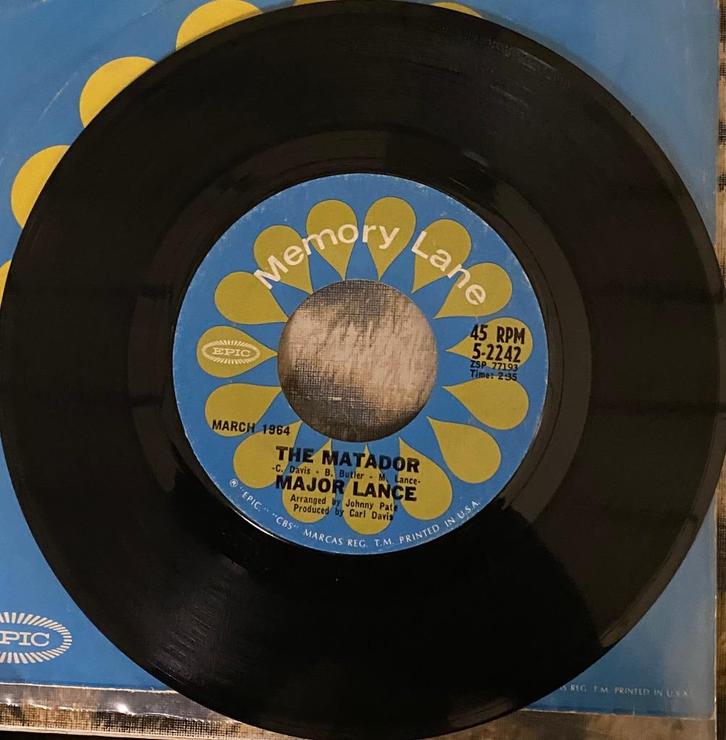 Major lanceert The Matador - Hey Little Girl, Cd's en Dvd's, Vinyl Singles, Gebruikt, Single, Overige genres, 7 inch, Ophalen of Verzenden