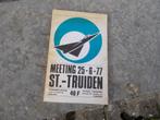 catalogue meeting St Truiden 1977, Utilisé, Enlèvement ou Envoi, 20e siècle ou après