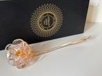 Rose Val Saint Lambert « jaune orange » en cristal, Ophalen