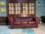 Springvale Chesterfield zetel oxblood rood GRATIS GELEVERD, Huis en Inrichting, Ophalen of Verzenden, Leer
