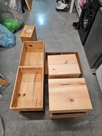 Lot wijnkistjes, Ophalen