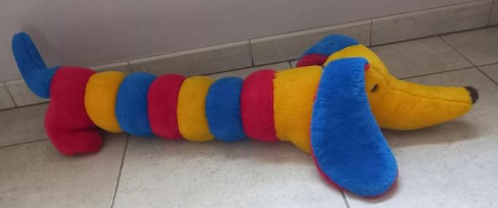 knuffel Teckel hond groot, Kinderen en Baby's, Speelgoed | Knuffels en Pluche, Zo goed als nieuw, Hond, Ophalen of Verzenden