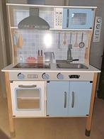 Speelkeukentje met verlichte dampkap in blauw en witte kleur, Enlèvement