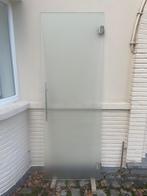 Porte vitrée sablée, Bricolage & Construction, Châssis & Portes coulissantes, Enlèvement, Comme neuf